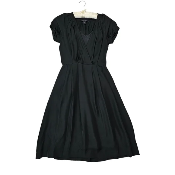 banana republic pleated wrap dress Banana Republic Women's Knit Wrap Maxi Dress Olive Green Size XS